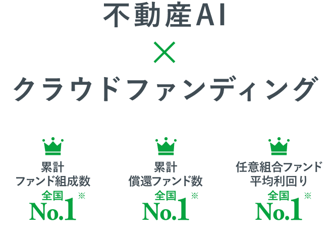 東証上場企業が運用する 不動産AI×クラウドファンディング